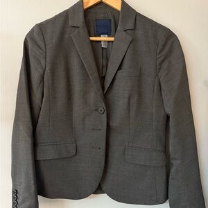 Charcoal grey blazer by JCrew